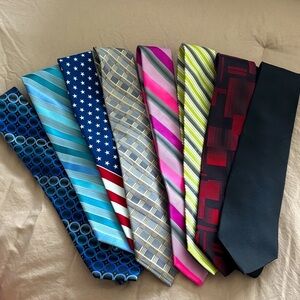 Lot of Stylish Men's Tie Set - Multicolor